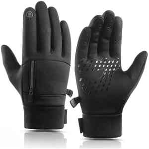 Gants de ski en cuir chauffants avec technologie d'écran tactile Gants chauffants en cuir pour le snowboard Gant de ski de snowboard - Product Image 2