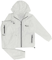 Ensemble de survêtement deux pièces pour homme, coupe régulière, respirant, en nylon léger, imprimé, à capuche, coupe-vent, streetwear, hiver