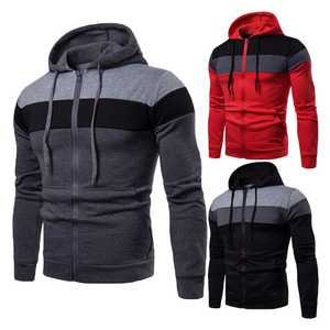 2025มีฮู้ดแบบสวมหัวสำหรับผู้ชายผ้าฝ้าย100% โพลีเอสเตอร์คุณภาพสูงดีไซน์กระเป๋าสีพื้นสำหรับฤดูหนาวสไตล์ล่าสุด - Product Image 1