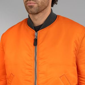 Veste universitaire en polyester avec logo personnalisé de haute qualité 100% coton pour hommes Letterman College Baseball Bomber Button Closure Winter - Product Image 3