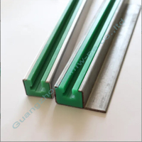 Guía lineal curva para patines, riel de guía de plástico UHMWPE ecológico de 80 mm para cadena de corte