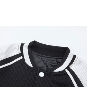 Vestes d'université en polaire unisexe personnalisées nouveau style de veste en toile et laine prix de gros vestes en polaire universitaire - Product Image 3