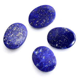 Lapis Lazuli Naturel 20x15mm Ovale Rosecut Gemstone 8 Cts Iroc Ventes Pierre Lâche de Haute Qualité Afgani Lapis Ovale Facettes Cab - Product Image 2