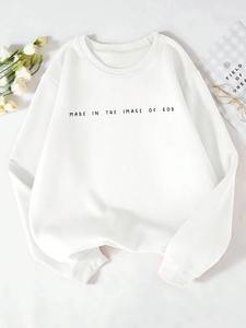 Qualité supérieure personnalisée 3D imprimé chemises décontractées manches longues respirant surdimensionné sweats anti-rides coton sweats à capuche femme - Product Image 3