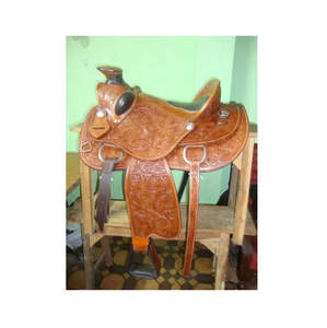 Silla de Montar Occidental de Cuero Genuino para Carreras de Barriles, Diseño Moderno, Transpirable, Precio de Fábrica, en Venta - Product Image 3