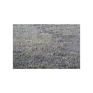Alfombra de Lana y Seda de Bambú Tejida a Mano Clan Grey & Black con Patrón Geométrico para Uso Doméstico-LRB (7022) - Product Image 2