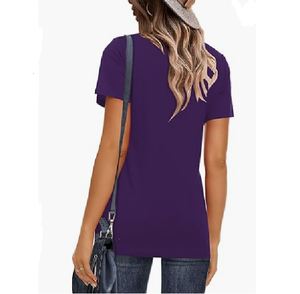 Camiseta de algodón pesado de gran tamaño para mujer, etiqueta personalizada de alta calidad, LICRA transpirable, estilo informal, ajuste holgado para verano - Product Image 3
