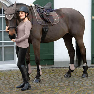 Tapis de selle personnalisé pour cheval de saut, produits équestres - Product Image 4