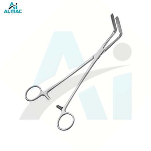Pinzas Parametrium Wertheim de Acero de Alta Calidad ALMAC para Cirugía Ginecológica, Agarre Fuerte, Manejo Preciso de Tejidos, 1 Año - Product Image 6