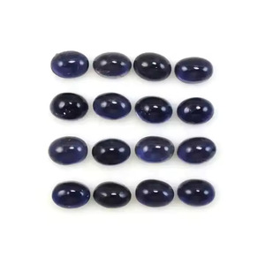 Cabochons ovales en Iolite naturelle 4x5mm pierres précieuses de guérison en vrac fabricant en gros boutique en ligne Alibaba Inde au prix d'usine - Product Image 2