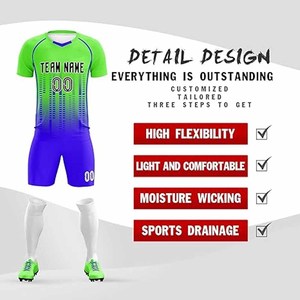Été Dernier Design Hommes Cropped Mesh Boxy Football Jersey 220gsm 100% Polyester Soccer Shirts Football Jersey - Product Image 6