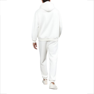 Ensemble de survêtement pour hommes avec logo, vêtements de sport en polyester et coton, combinaison de jogging, vêtements d'entraînement athlétique pour la salle de sport - Product Image 2