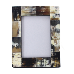 Luxury Handmade Metal Photo Picture <b>Frame</b> Customizable Logo Buffalo Cow Ox Horn <b>Design</b> for <b>Wall</b> or Table Display - Product Image 5