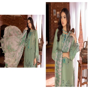 2023 últimos trajes de marca Charizma con bordado para suizo y gasa Dupatta ropa India pakistaní al por mayor - Product Image 1