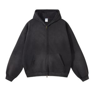 Sudadera con capucha lavado ácido Casual para mujer de punto Anti-Pilling diseño de hombro caído con tela transpirable y estilo de cordón inferior 2026 - Product Image 5