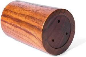 Porte-ustensiles de cuisine en bois 5.8x3.7 pouces porte-ustensiles de cuisine en bois d'acacia naturel pour ustensile de comptoir - Product Image 5