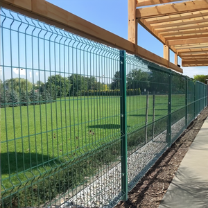 Clôture anti-escalade en treillis soudé incurvé en 3D, facile à installer, en gros à bas prix, pour les projets d'infrastructures aéroportuaires - Product Image 4