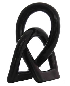 Objet décoratif unique en métal noir de haute qualité, parfait pour les espaces industriels et modernes urbains, en provenance d'Inde - Product Image 2