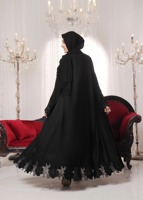 Abaya Musulmana para Mujer, Cobertura Completa, Informal, Transpirable, Ligera, para Todas las Temporadas, Tallas Grandes, Servicios OEM, Alta Calidad