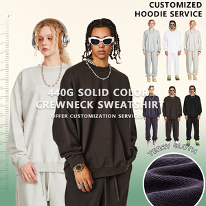 Sweats à capuche avec logo personnalisé de qualité supérieure pour hommes Style décontracté surdimensionné Streetwear Hip Hop à la mode pour l'hiver Remise de commande en gros - Product Image 5