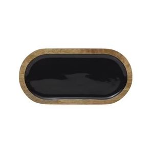 Nouveau Design Ovale Design Plateau De Service Avec Émail Coloré Plateau De Service Alimentaire Et De Fruits Meilleur pour La Maison Cuisine Fête De Mariage Décor - Product Image 2