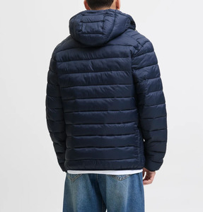 Unisex Warm Eco-Friendly Windproof Heated Hooded Waterproof Fleece Puffer Jackets Cotton Filled Winter Front Logo Fashion - Product Image 2