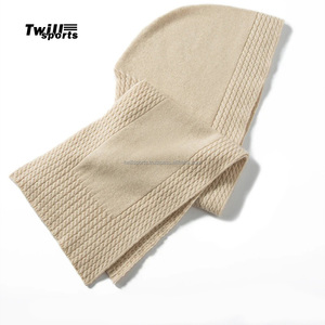 Nueva llegada más vendida doble cara 100% pura lana de Cachemira pashmina estola lana cálida bufanda cómoda - Product Image 2