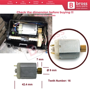 ชุดมอเตอร์เกียร์ตัวกระตุ้นล็อคประตูรถบรรทุก BGE665 24V DC สำหรับ Axor Atego Actros - Product Image 5