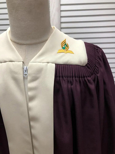 2025 bata de coro de iglesia de alta calidad hecha a medida recién llegada vestido bordado y estola Opción de talla grande - Product Image 4