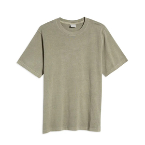 Los hombres de color personalizado última moda desgaste hombres camiseta para adultos transpirable personalizado OEM diseño de secado rápido camiseta lisa para hombres - Product Image 6