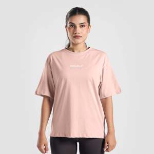Camiseta GA All Day 1.0 (Rosa Claro) en Tela Jersey con Decoración de Logotipo - Product Image 1