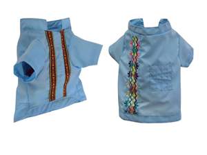 Chemise Hawaïenne Luxueuse Mexique pour Chiens - Style Classique et Moderne en Mélange de Coton avec Motif Animal Mignon - Cadeau Saint-Valentin - Product Image 2