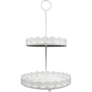 Elegante y Resistente Soporte para Tartas de Metal con Diseño Clásico en Color Negro para Bodas, Fiestas y Exhibición de Postres de Alta Calidad - Product Image 4