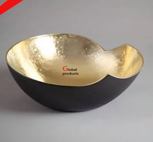 Tazón para servir postre y chocolate con acabado plateado de metal acabado de alta gama para restaurante y bar de hotel - Product Image 5