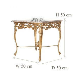 Juego de Mesa de Lujo con Cubierta de Mármol y Base de Metal - Product Image 6