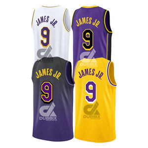 Nuevas Camisetas de Baloncesto 9 James para Hombre 2025, Alta Calidad, 100% Poliéster, Conjuntos de Manga Corta 3D, Listas para Enviar al por Mayor - Product Image 1
