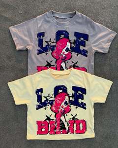 T-shirts à la mode pour hommes avec imprimés élégants et tissu tricoté doux 100% coton pour des vêtements d'été quotidiens décontractés - Product Image 3