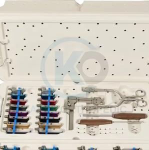 Juego de retractor lumbar de instrumentos ortopédicos de columna vertebral Juego de retractor lumbar de acero inoxidable de KAHLU ORTHOPEDIC - Product Image 2