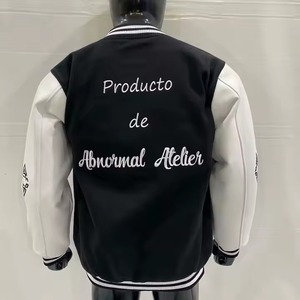 แจ็กเก็ตเลตเตอร์แมนสำหรับผู้ชายแจ็กเก็ตสำหรับผู้ชายไซส์ใหญ่พิเศษระบายอากาศได้ดีดีไซน์ใหม่สำหรับฤดูหนาว - Product Image 2