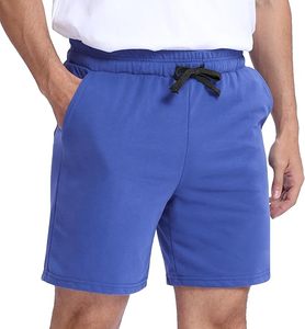 Streetwear uni avec logo personnalisé Short ample solide pour hommes Short en molleton de basket-ball pour les hommes - Product Image 4