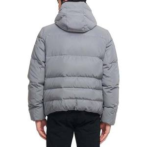100% Polyester haute rue automne mode outillage vers le bas manteaux hommes 2025 nouvelle marque de mode manteau ample décontracté à capuche hommes vestes - Product Image 2