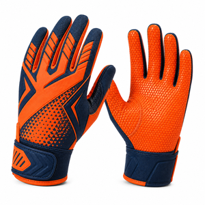 Gants de football avec surface texturée sur la paume, matériau respirant et ajustement sécurisé pour l'entraînement, la pratique et les matchs. - Product Image 5