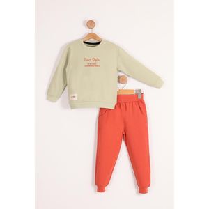 Nuovo stile Baskılı Erkek Çocuk Eşofman MNK3116 KİREMİT