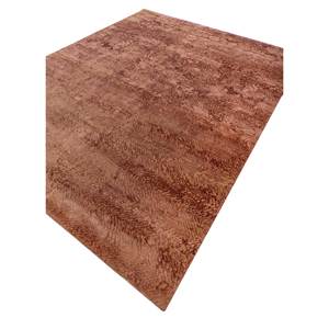 Urban Pause Large Area Wool & Bamboo <b>Silk</b> Rug Hand Knotted by Kavi <b>Red</b> Orange Rectangular Hallway Design for Teens Home-Esk-364 - Product Image 2