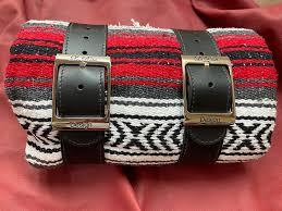 HARSHIT INTERNATIONAL Sangles en cuir pour couvertures Taille personnalisée Plaid uni tissé coton laine lin pour les voyages à domicile pour les hôtels - Product Image 5