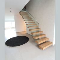Une Escalier Flottante Modulaire Innovante Conçue pour un Montage Facile sur Site avec des Supports et des Connecteurs en Alliage d'Aluminium Précis