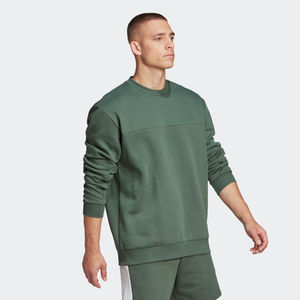 Sweat-shirts d'hiver pour hommes, teinture unie, design minimaliste décontracté, 100% coton, polaire respirant, confort - Product Image 2