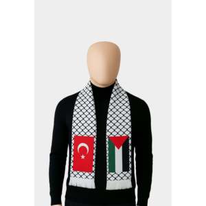 Écharpe authentique turco-palestinienne en coton doux - Product Image 1