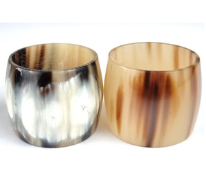 Buffalo Horn Napkin Ring Home Restaurant <b>Table</b> Napkin Ring <b>Cloth</b> Holder Most Quality Handmade Product - Product Image 1