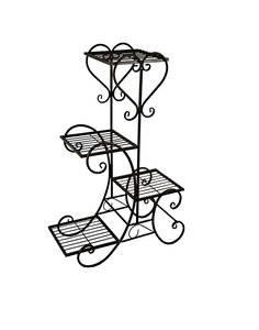 Hot Selling Decorative Metal Plant <b>Stand</b> 4 Tier Flower <b>Pot</b> Holder for Garden Outdoor Indoor - Product Image 4